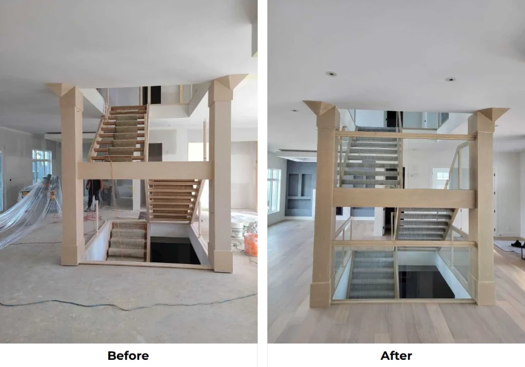 stairwells before after